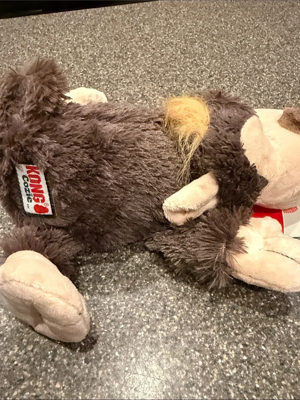 KONG Plush Monkey Dog Toy — Brown/Tan